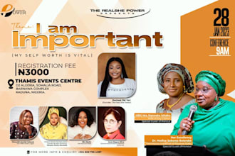do stunning church conference flyer concert or event flyer design