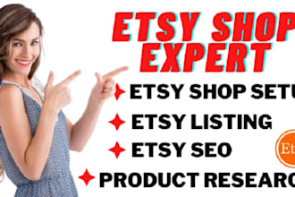 etsy listing, etsy shop management , etsy digital products
