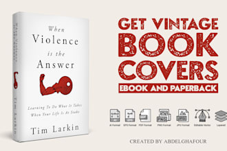 design a vintage book cover that sells