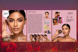 design  press kit, media kit, one sheet, epk, flyer design
