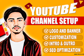 set up your content channel with logo, banner, intro and outro