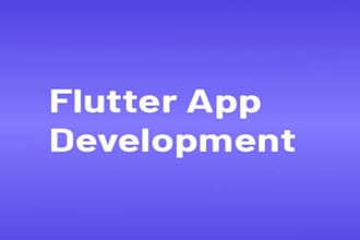 develop flutter android app