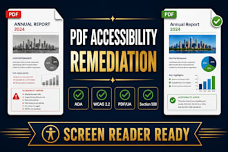 manually test and fix PDF accessibility issues