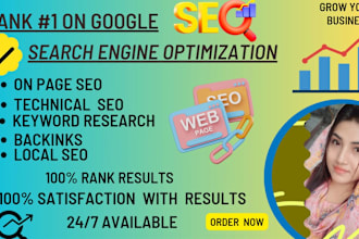 do technical complete onpage seo for your website