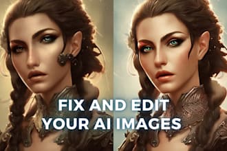 edit, fix, touch up and enlarge your ai images in photoshop