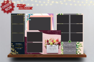 design a simple customized photo booth template