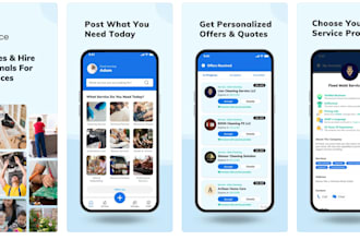 do app creation,mobile app development, flutter developer