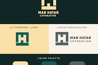 design a attractive memorable luxury brand identity logo design