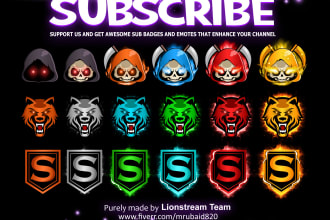 make twitch emotes, twitch badges and twitch sub badges