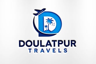 do premium travel logo design with unlimited revisions