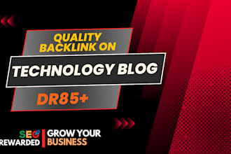 build do follow backlink on dr70 genuine tech website