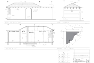 make architectural floor plans and elevations in autocad