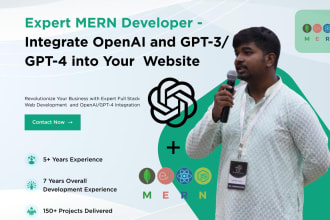 build mern stack website with gpt4 API chatgpt open ai gpt 4o API