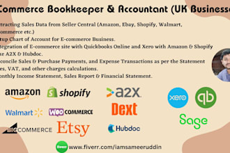 your UK ecommerce bookkeeping with xero sage quickbooks