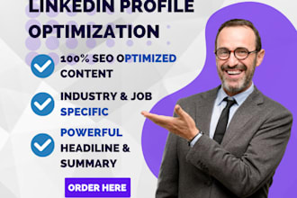 professionally create and optimize your linkedin profile to convert clients