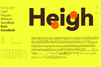 create a professional custom font typeface for your brand