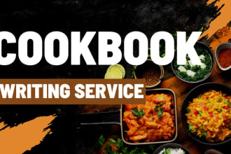 write your recipes cookbook for kindle, food blog, keto, diet, culinary