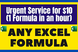 create and rectify any excel formula