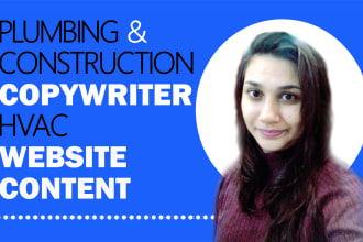 offer hvac website content with SEO copywriting