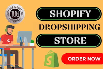 design a shopify dropshipping store for your business