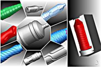 make any 3d, 2d drawings dxf for cnc laser, milling, plasma