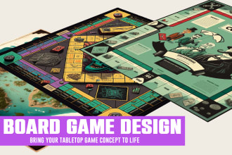 design your board game or tabletop game in any style