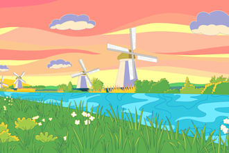 draw 2d background for your cartoon, game, illustration