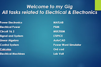be your tutor in electrical and electronics engineering