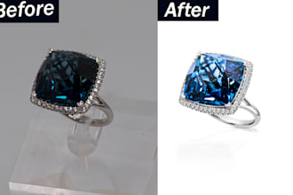 do jewelry retouch and product image editing 3d photo retouching and touch up