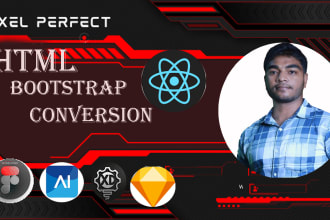 convert figma,psd,xd,webflow,pdf and image to tailwind,bootstrap,next and react