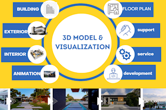 create architectural visualization interior and exterior