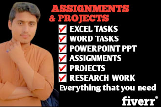 do urgently ms excel ms word projects and powerpoint presentations