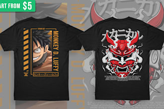 design anime t shirt for you