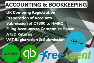 do bookkeeping and accounting of UK company mtd vat returns