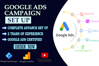 setup and manage google ads adwords PPC campaigns