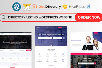 build directory listing website wordpress geodirectory website voxel theme