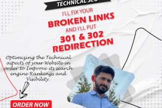 fix your website by fixing broken links and adding smooth redirects
