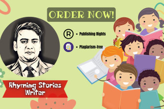 write a rhyming story for kids or children story book and ebook