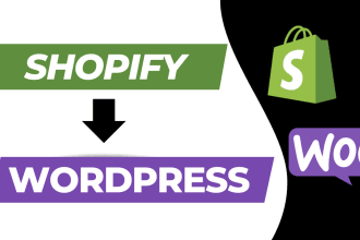 migrate shopify to wordpress