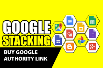 create google sites authority stacking backlinks