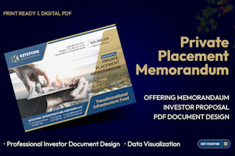 design private placement memorandum ppm investor presentation