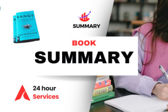 do quality book and ebook summary writing