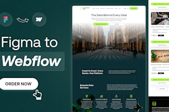 do webflow website design and figma to webflow conversion