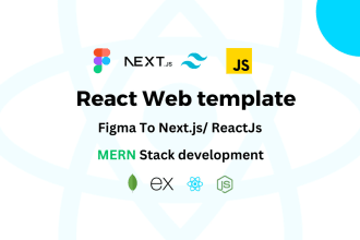 develop figma to react,next js website gatsby static website