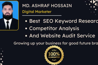 do the best SEO keyword research, competitor analysis, and website audit service