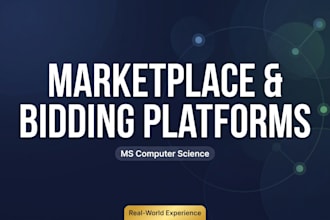 build a service marketplace or bidding platform