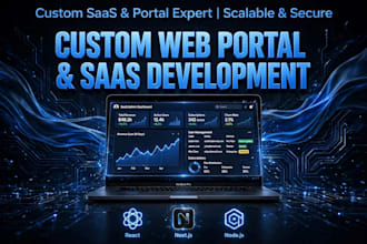 develop custom PHP web portal and admin dashboard