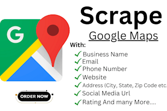 scrape google maps business leads and b2b lead generation