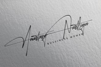 design luxury handwritten signature, signature logo