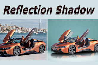 creative car photo editing and automotive photo background removal